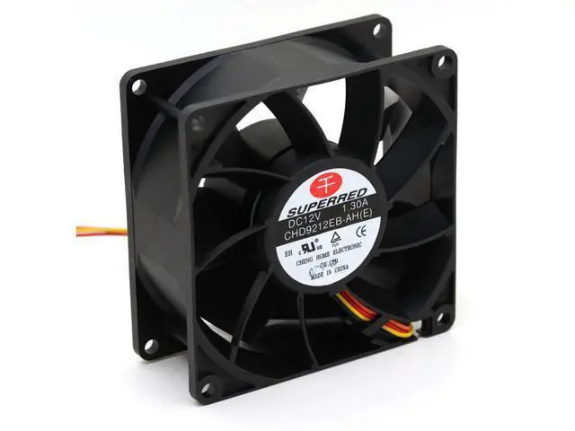 Alt view image 2 of 7 - Superred CHD9212EB-AH (E) 9038 9238 90mm 9cm 12V 1.30A violent fan PWM server axial cooling cooler blower