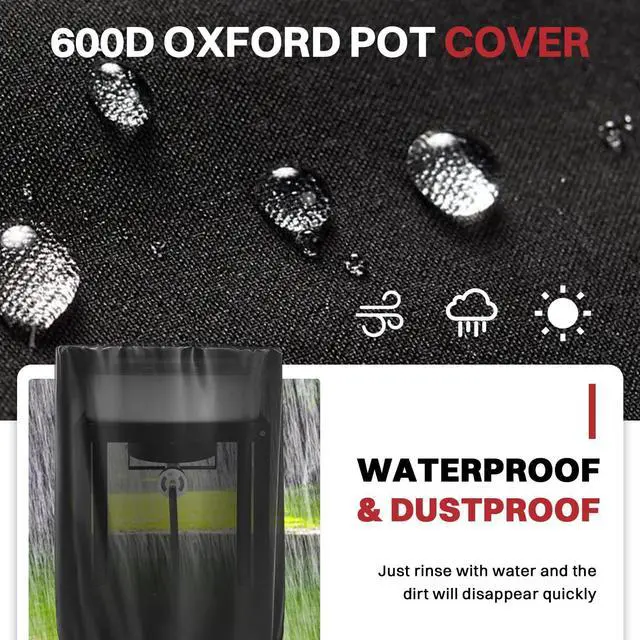 Alt view image 7 of 7 - 18QT Outdoor Propane Fish Fryer | 50,000 BTU Propane Deep Fryer | Includes 2 Baskets | Lid | Cover | 9" Fryer Tong & 6" Thermometer | Perfect for Cooking Fish, Chicken Wings, and Fries
