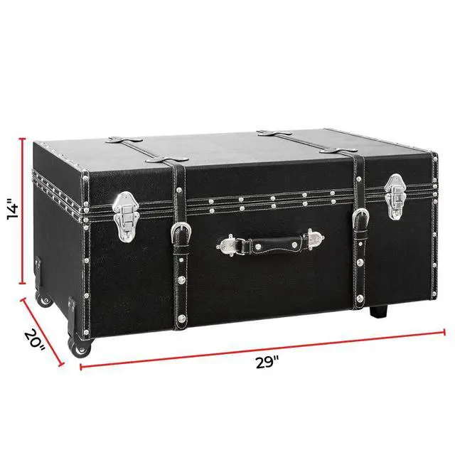 Alt view image 5 of 5 - Texture® Brand Trunk - Black - Large