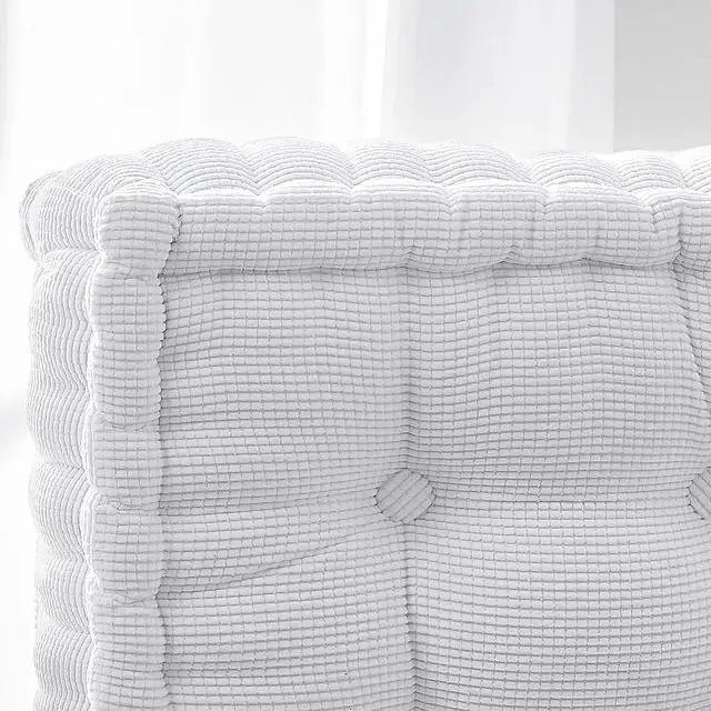 Alt view image 3 of 5 - Rainha® - Ultra Thick Tufted College Headboard - Pure White