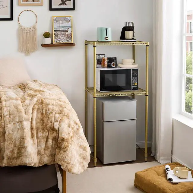 Alt view image 2 of 4 - The Mini Shelf Supreme - Suprima Adjustable Shelving - Gold