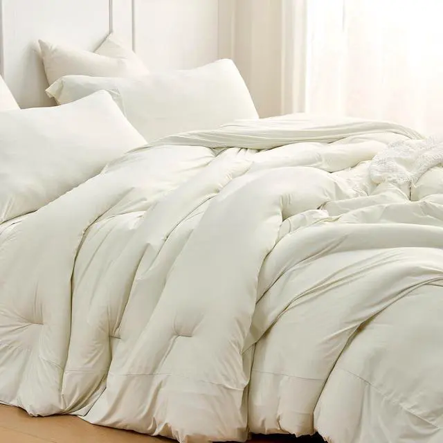 Alt view image 3 of 5 - Look at This Thicky - Coma Inducer® Oversized Queen Comforter Set - Standard Thicky - Creamy Elephant