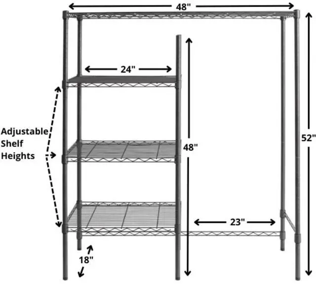Main image of Suprima® Shelf Supreme Adjustable Shelving - Gunmetal Gray