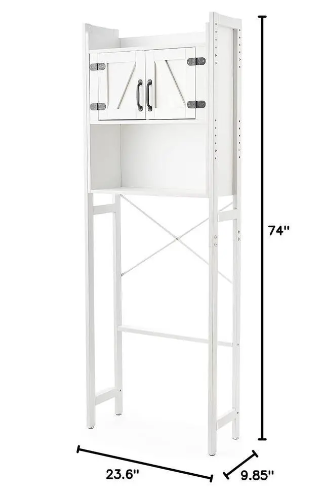 Alt view image 3 of 7 - Yak About It® Dorm Hutch - Over the Fridge Organizer - White