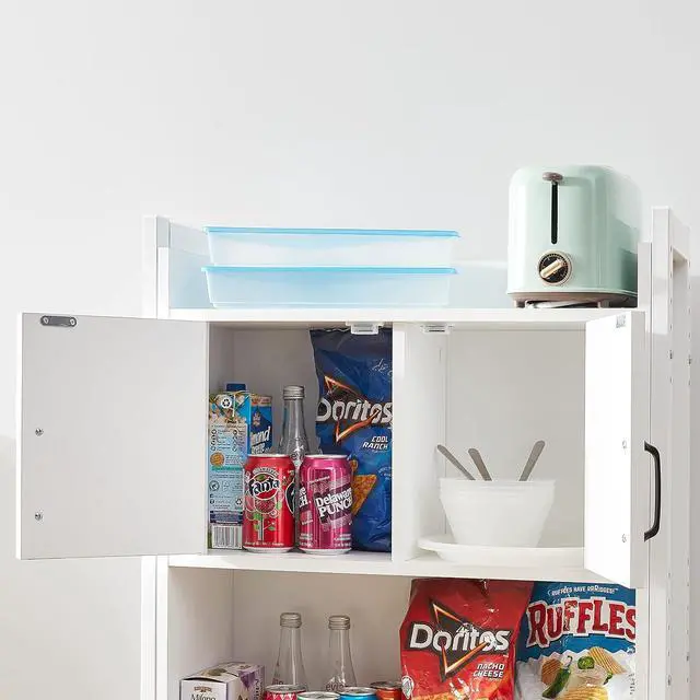 Alt view image 5 of 7 - Yak About It® Dorm Hutch - Over the Fridge Organizer - White