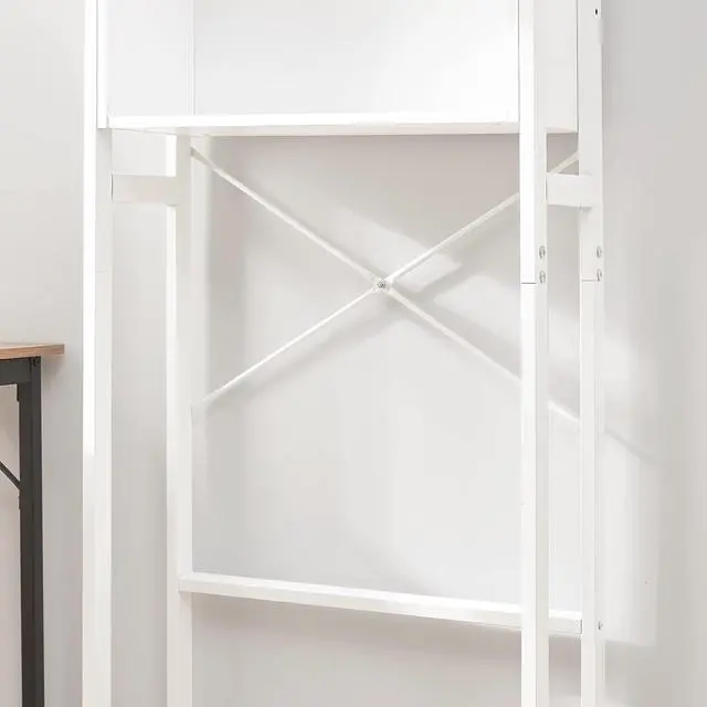 Alt view image 7 of 7 - Yak About It® Dorm Hutch - Over the Fridge Organizer - White