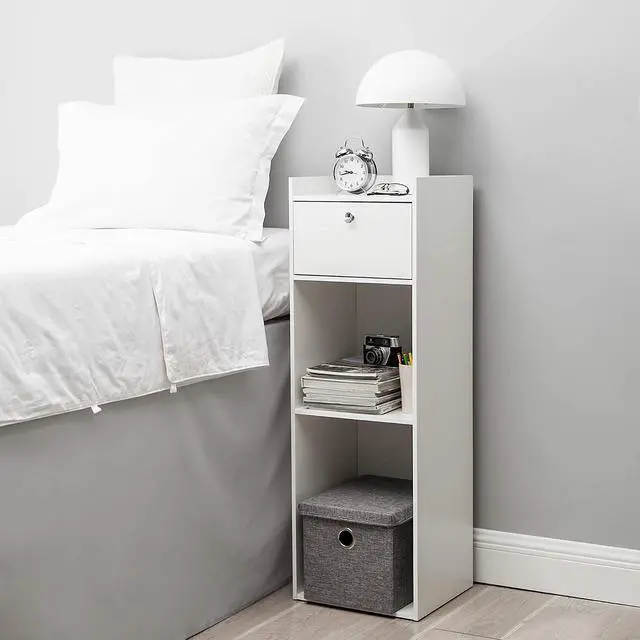 Alt view image 4 of 7 - Yak About It Extra Tall Bookcase Table - White