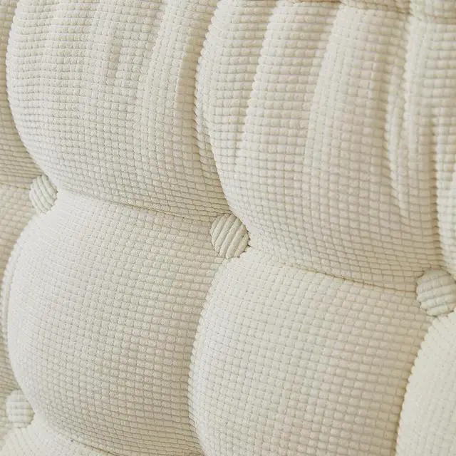 Alt view image 4 of 4 - Rainha - Ultra Thick Tufted College Headboard - Almond Milk