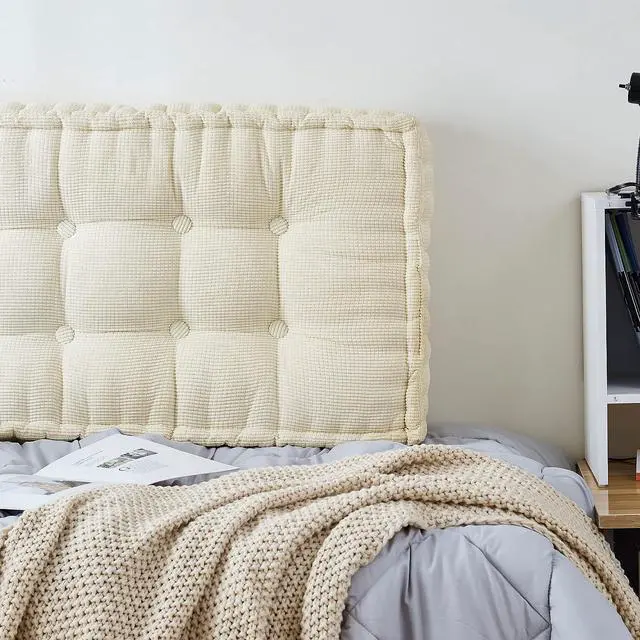 Alt view image 3 of 4 - Rainha - Ultra Thick Tufted College Headboard - Almond Milk