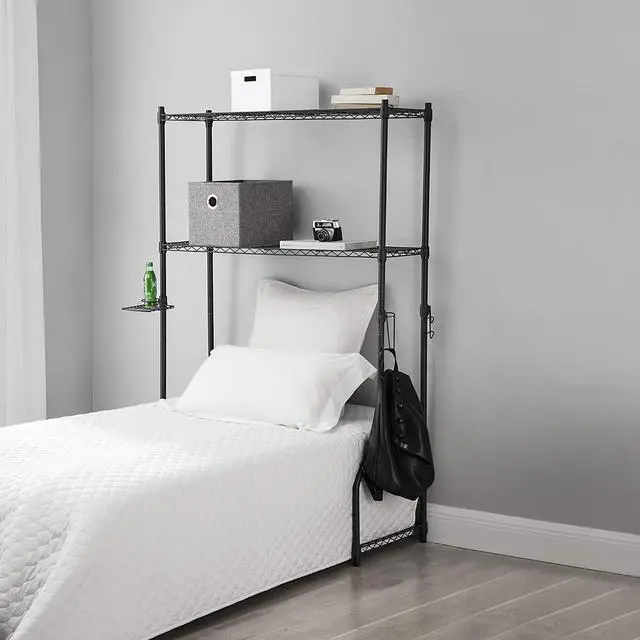 Main image of Over the Bed Shelf Supreme - Suprima Adjustable Shelving - Gunmetal Gray