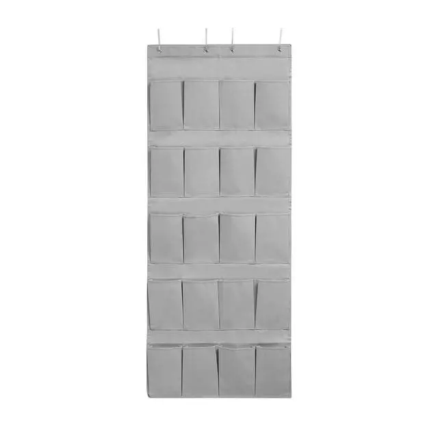 Alt view image 3 of 5 - TUSK 3-Piece Closet Pack - Gray (Over Door Shoe Version)