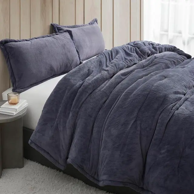 Alt view image 3 of 6 - Softer Than Soft Coma Inducer® Twin Oversized Comforter Set, Indigo Black | Experience Coma Worthy Sleep with Premium Double Plush Extra Large Bedding