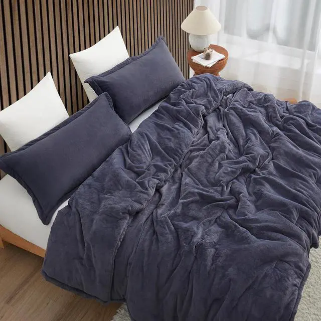 Alt view image 2 of 6 - Softer Than Soft Coma Inducer® Twin Oversized Comforter Set, Indigo Black | Experience Coma Worthy Sleep with Premium Double Plush Extra Large Bedding