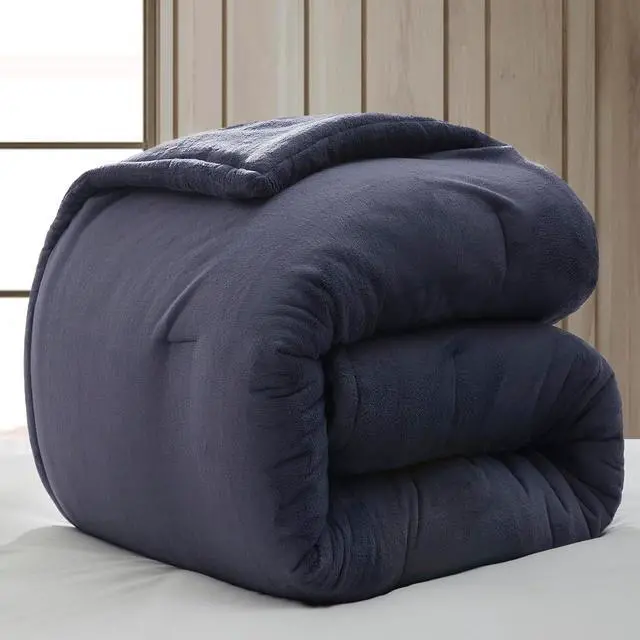 Alt view image 5 of 6 - Softer Than Soft Coma Inducer® Twin Oversized Comforter Set, Indigo Black | Experience Coma Worthy Sleep with Premium Double Plush Extra Large Bedding
