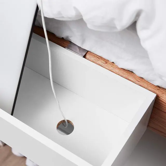 Alt view image 3 of 4 - Yak About It® Dorm Bedside Organizer - White