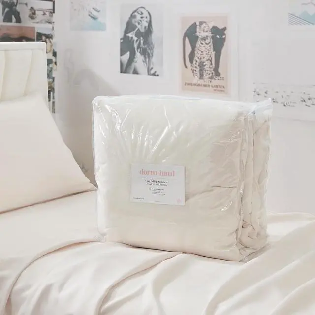 Alt view image 4 of 5 - Dorm Haul® Cozy College Comforter Set - Twin XL Bedding - Jet Stream