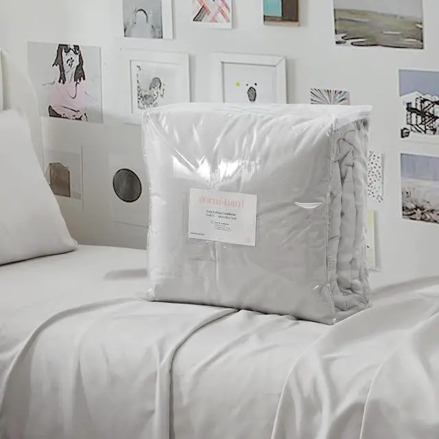 Alt view image 4 of 5 - Dorm Haul® Cozy College Comforter Set - Twin XL Bedding - Antarctica Gray