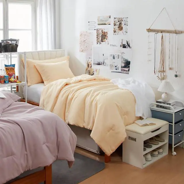 Alt view image 2 of 5 - Dorm Haul® Cozy College Comforter Set - Twin XL Bedding - Shortbread