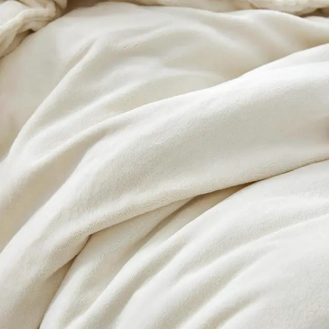 Alt view image 4 of 4 - Git Cozy - Coma Inducer® Oversized Comforter - Taupe White (Alaskan King)