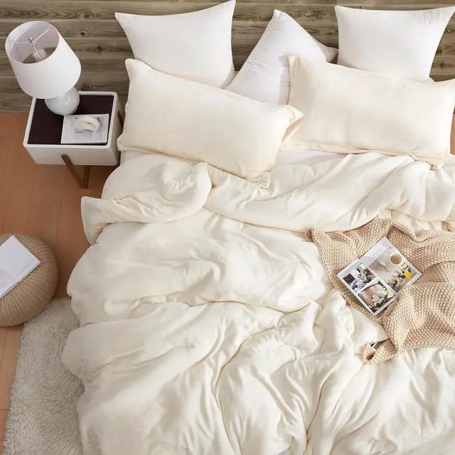 Alt view image 2 of 4 - Git Cozy - Coma Inducer® Oversized Comforter - Taupe White (Alaskan King)