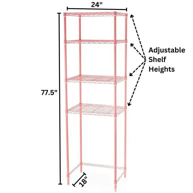 Alt view image 3 of 5 - Suprima® Extra Height Mini Shelf Supreme - Pink