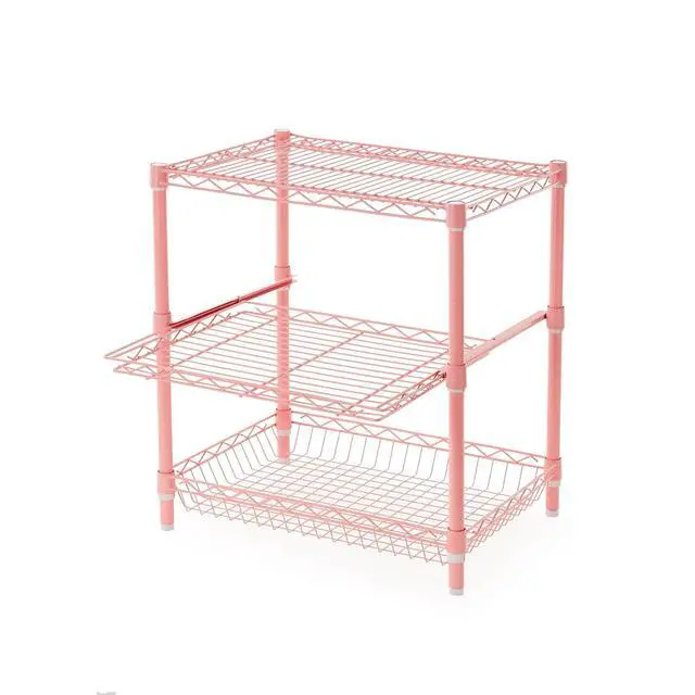 Alt view image 4 of 7 - Suprima® Double Height Fridge Stand - Pink