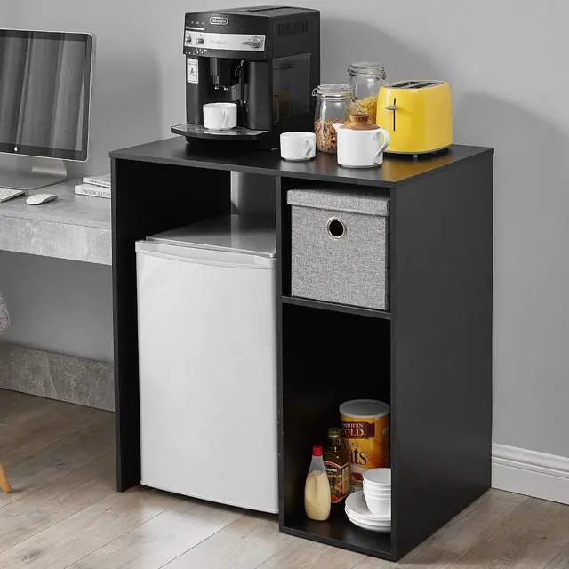 Alt view image 2 of 4 - Yak About It Mini Fridge Dorm Station - Black