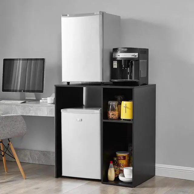 Alt view image 3 of 4 - Yak About It Mini Fridge Dorm Station - Black