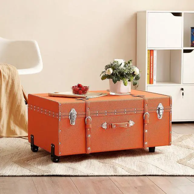 Alt view image 4 of 5 - Texture Brand Trunk - Orange - Large