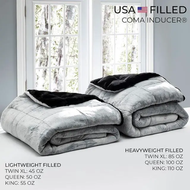 Alt view image 4 of 6 - Chunky Panda Orca Bunny - Coma Inducer® Oversized King Comforter Set - USA Heavyweight Filled - Frosted Black