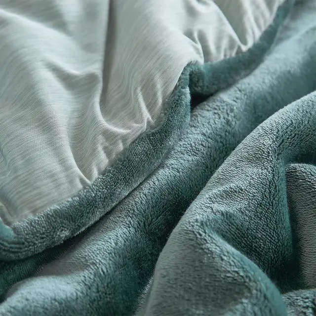 Alt view image 2 of 4 - Some Like it Hot - Some Like it Cold - Coma Inducer® Oversized Queen Comforter Set - Refreshing Green