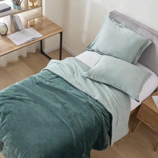 Alt view image 3 of 4 - Some Like it Hot - Some Like it Cold - Coma Inducer® Twin XL Comforter Set - Refreshing Green