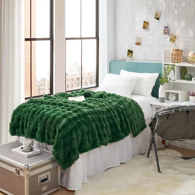 Main image of Coma Inducer Snowball Chunky Bunny Twin XL Blanket - Greener Pastures