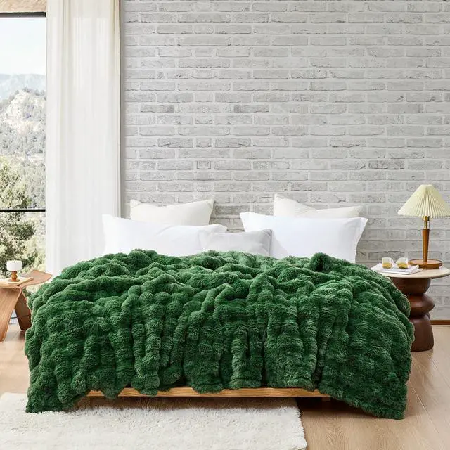Main image of Coma Inducer Snowball Chunky Bunny King Blanket - Greener Pastures