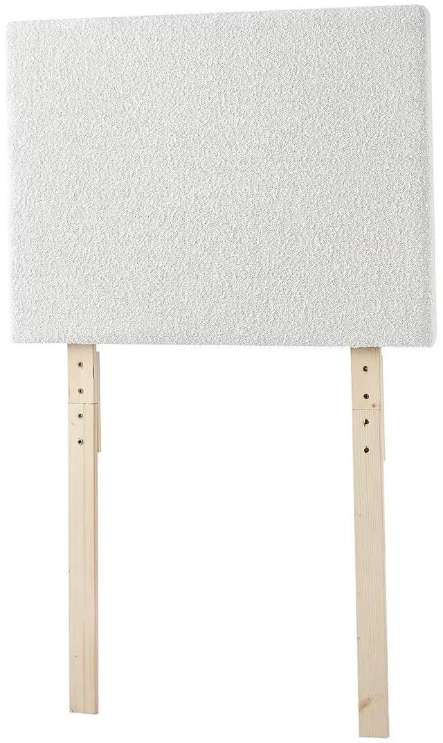 Main image of Villa Classic - College Headboard with Legs - Boucle Cream White