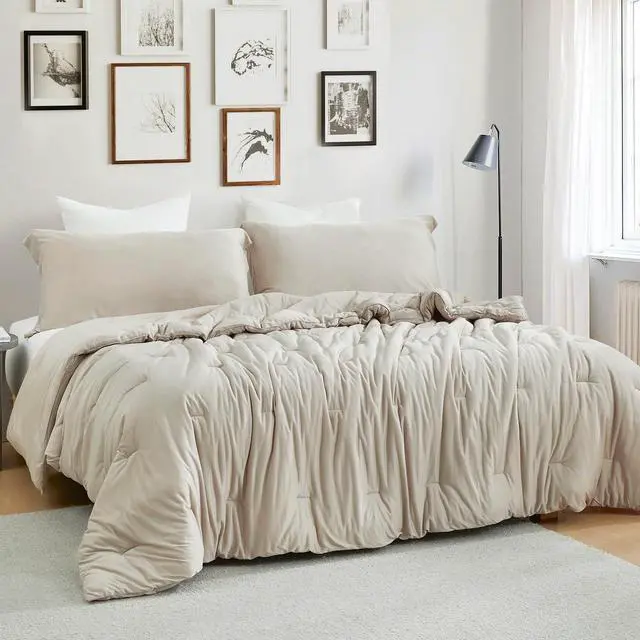 Main image of Cool as The Other Side of The Pillow - Coma Inducer® Oversized Queen Comforter Set - Simply Taupe