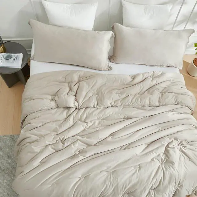 Alt view image 2 of 4 - Cool as The Other Side of The Pillow - Coma Inducer® Oversized Queen Comforter Set - Simply Taupe