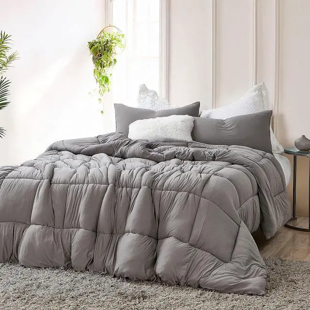 Main image of Summertime - Coma Inducer® Oversized Queen Comforter - Morning Gray