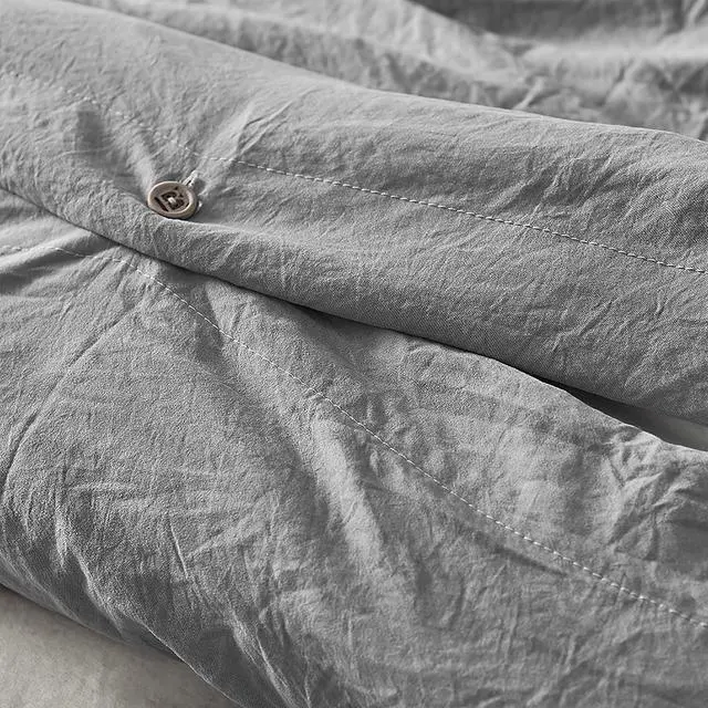 Main image of Duvet Cover - Natural Loft King - Alloy
