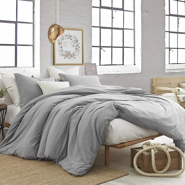 Alt view image 4 of 4 - Duvet Cover - Natural Loft King - Alloy