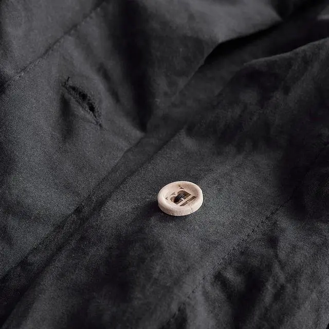 Main image of Duvet Cover - Natural Loft King - Black