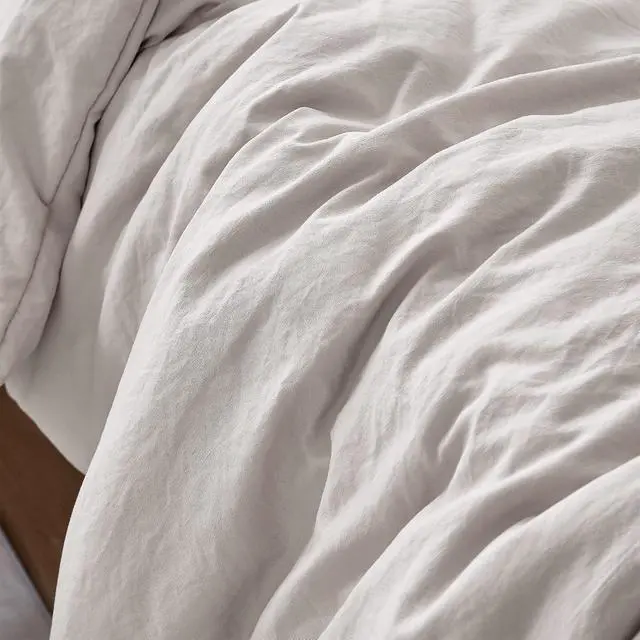 Alt view image 4 of 4 - Duvet Cover - Natural Loft King - Stone Taupe