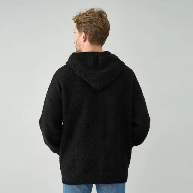 Alt view image 2 of 7 - Coma Inducer Men's Hoodie - Cozy to the Est - Black - Large/Extra Large
