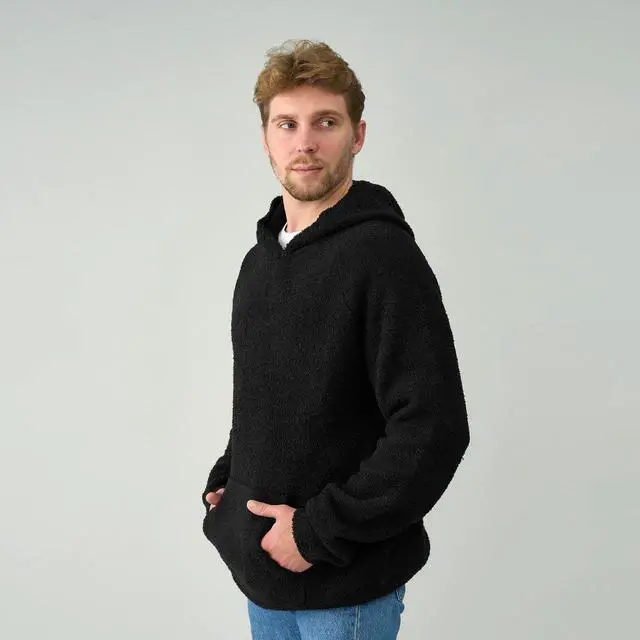 Alt view image 7 of 7 - Coma Inducer Men's Hoodie - Cozy to the Est - Black - Large/Extra Large