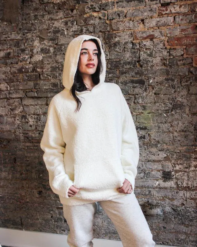 Alt view image 2 of 7 - Coma Inducer Oversized Hoodie - Cozy to the Est - White - Large/Extra Large
