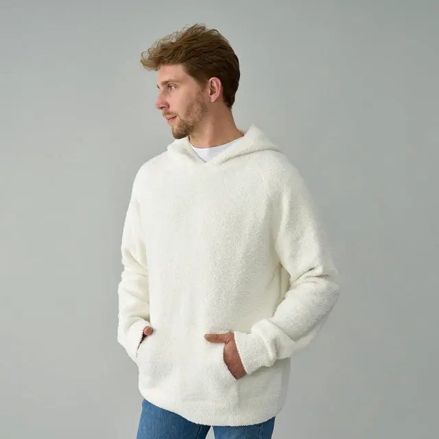 Alt view image 2 of 7 - Coma Inducer Men's Hoodie - Cozy to the Est - White - Small/Medium