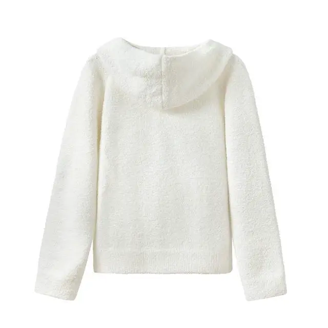 Alt view image 4 of 7 - Coma Inducer Men's Hoodie - Cozy to the Est - White - Small/Medium