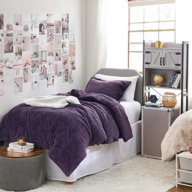 Main image of Coma Inducer Bed Serious Twin XL Oversized Comforter Set, Nightshade Purple | Experience Coma Worthy Sleep with Cozy Plush Extra Large Bedding