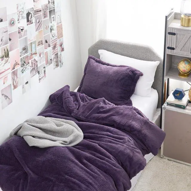 Alt view image 2 of 4 - Coma Inducer Bed Serious Twin XL Oversized Comforter Set, Nightshade Purple | Experience Coma Worthy Sleep with Cozy Plush Extra Large Bedding