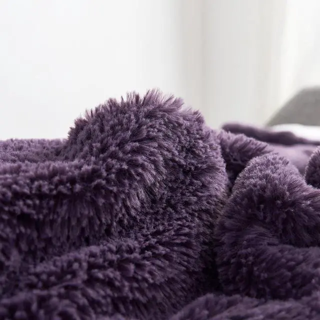 Alt view image 4 of 4 - Coma Inducer Bed Serious Twin XL Oversized Comforter Set, Nightshade Purple | Experience Coma Worthy Sleep with Cozy Plush Extra Large Bedding